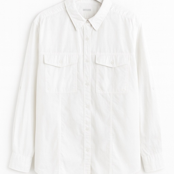 Bass Pro Shops Ivory Button Down Shirt - Picture 1 of 7